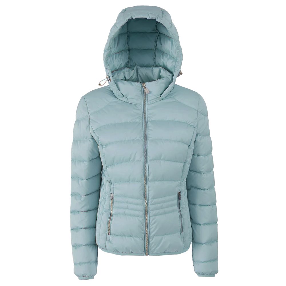 Yes Zee Blaue Polyester Jacken & Mantel